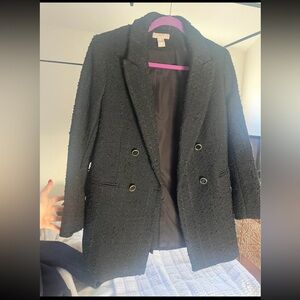 H-&M Black Women's Coat